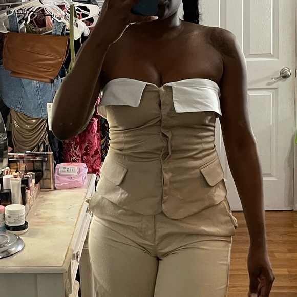 Zara Strapless Corset Top - Picture 4 of 7